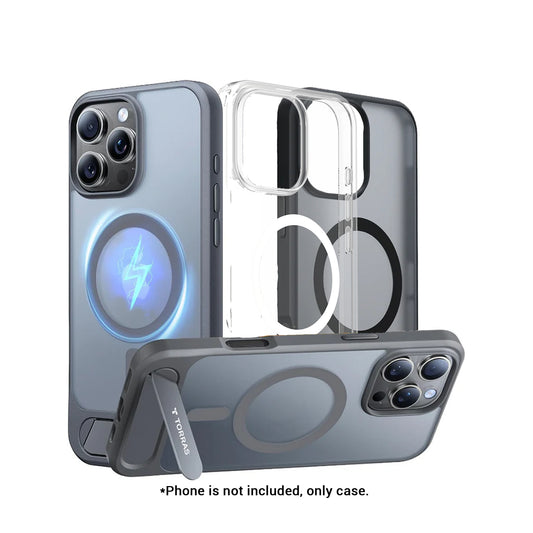 TORRAS Pstand MagSafe Case for iPhone 16 Series - with Kickstand and 4x Military Grade Impact Resistant - Forexengineer -Malaysia- 6970592330431-6970592330400-6970592330448-6970592330417-6970592330455-6970592330424