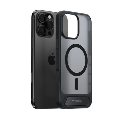 TORRAS Pstand MagSafe Case for iPhone 16 Series - with Kickstand and 4x Military Grade Impact Resistant - Forexengineer -Malaysia