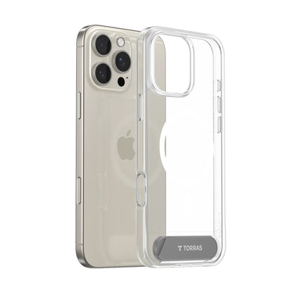 TORRAS Pstand MagSafe Case for iPhone 16 Series - with Kickstand and 4x Military Grade Impact Resistant - Forexengineer -Malaysia