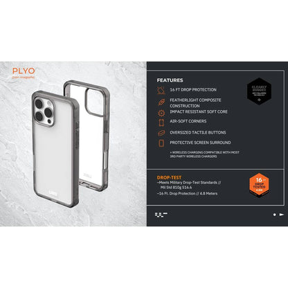 UAG Plyo for iPhone 16 Series - 16 Foot Drop Protection Military Drop Standards - Forexengineer -Malaysia