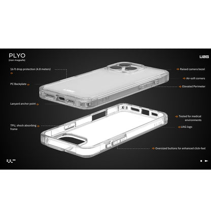UAG Plyo for iPhone 16 Series - 16 Foot Drop Protection Military Drop Standards - Forexengineer -Malaysia
