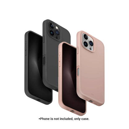 UNIQ Lino Hue Hybrid Silicone Case for iPhone 16 Series - Magnetic Charging Compatible - Forexengineer -Malaysia