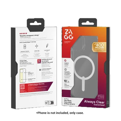 ZAGG Crystal Palace Lite Snap Case for iPhone 16e/15/14/13 - Magsafe Compatible - Forexengineer -Malaysia