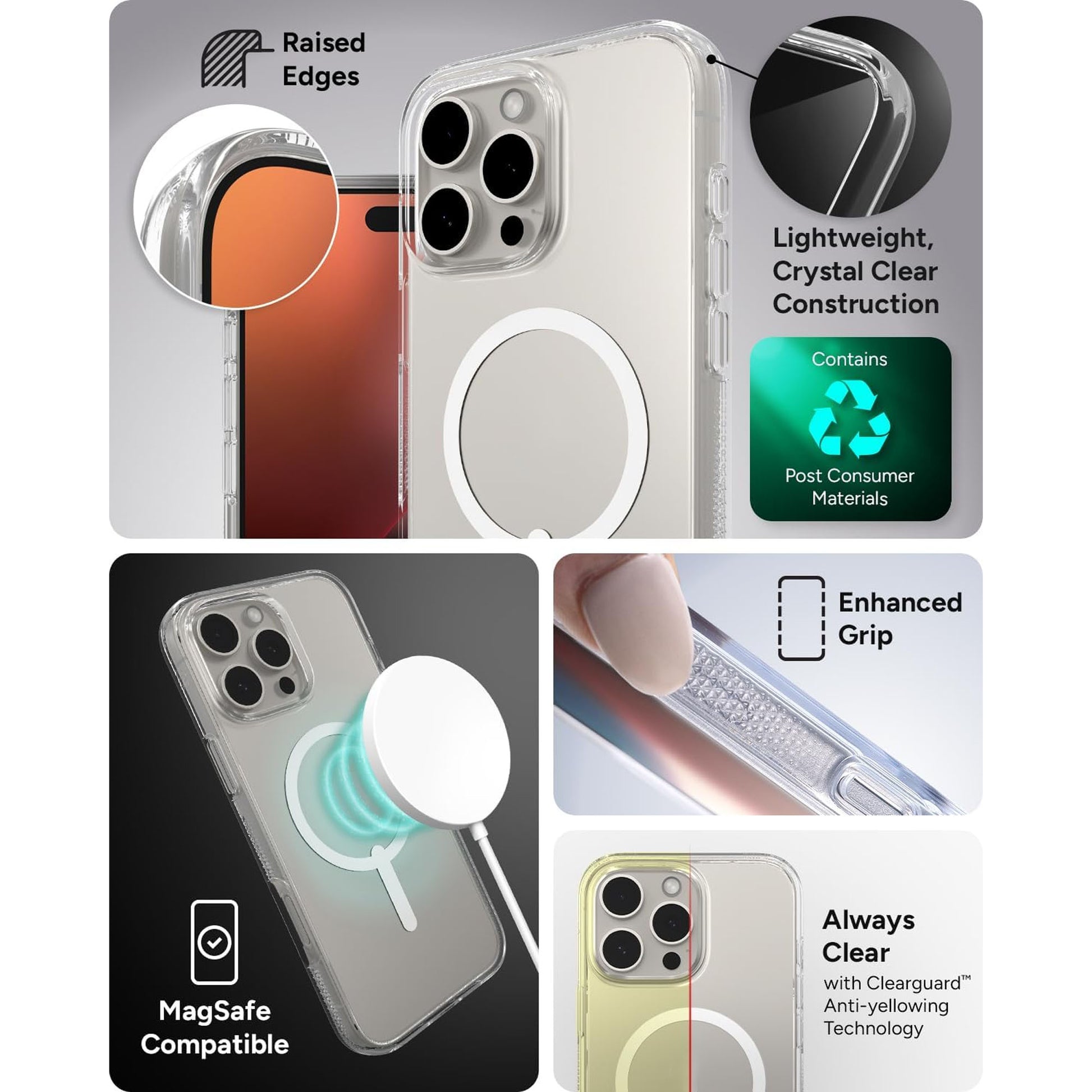 ZAGG Crystal Palace Snap for iPhone 16 Series - Magsafe Compatible - Forexengineer -Malaysia- 840390331472-840390331465-840390318817-840390318800-840390318794-840390318787