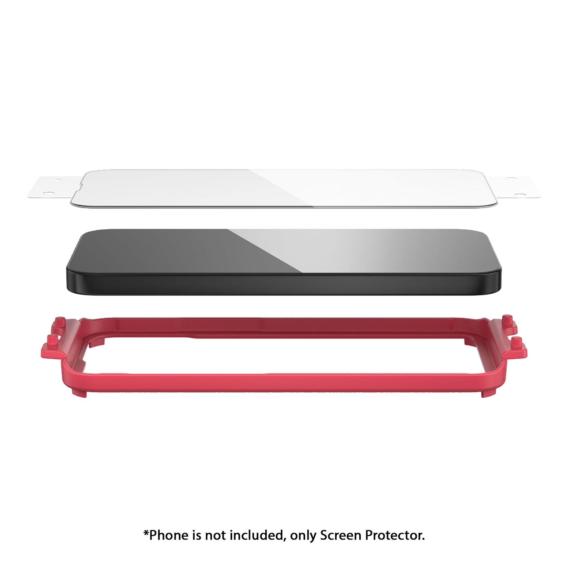 ZAGG Glass Plus Edge Tempered Glass for iPhone 16e / 14 / 13 / 13 Pro Screen Protector - Clear - Forexengineer -Malaysia