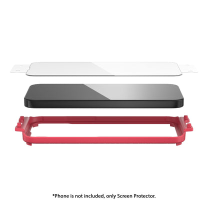 ZAGG Glass Plus Edge Tempered Glass for iPhone 16e / 14 / 13 / 13 Pro Screen Protector - Clear - Forexengineer -Malaysia