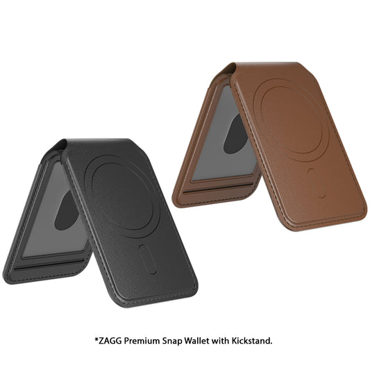 ZAGG Premium Snap Wallet with Kickstand - Magnetic Wallet - Forexengineer -Malaysia