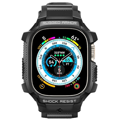 Spigen Rugged Armor Pro for Apple Watch Ultra 2 / Ultra - 49mm - Adjustable Band + Protective Cover - Forexengineer -Malaysia- 8809811868791-8809811868807-8809896742733