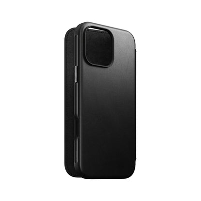 Nomad Modern Leather Folio Case for iPhone 16 Series - MagSafe Compatible - Forexengineer -Malaysia