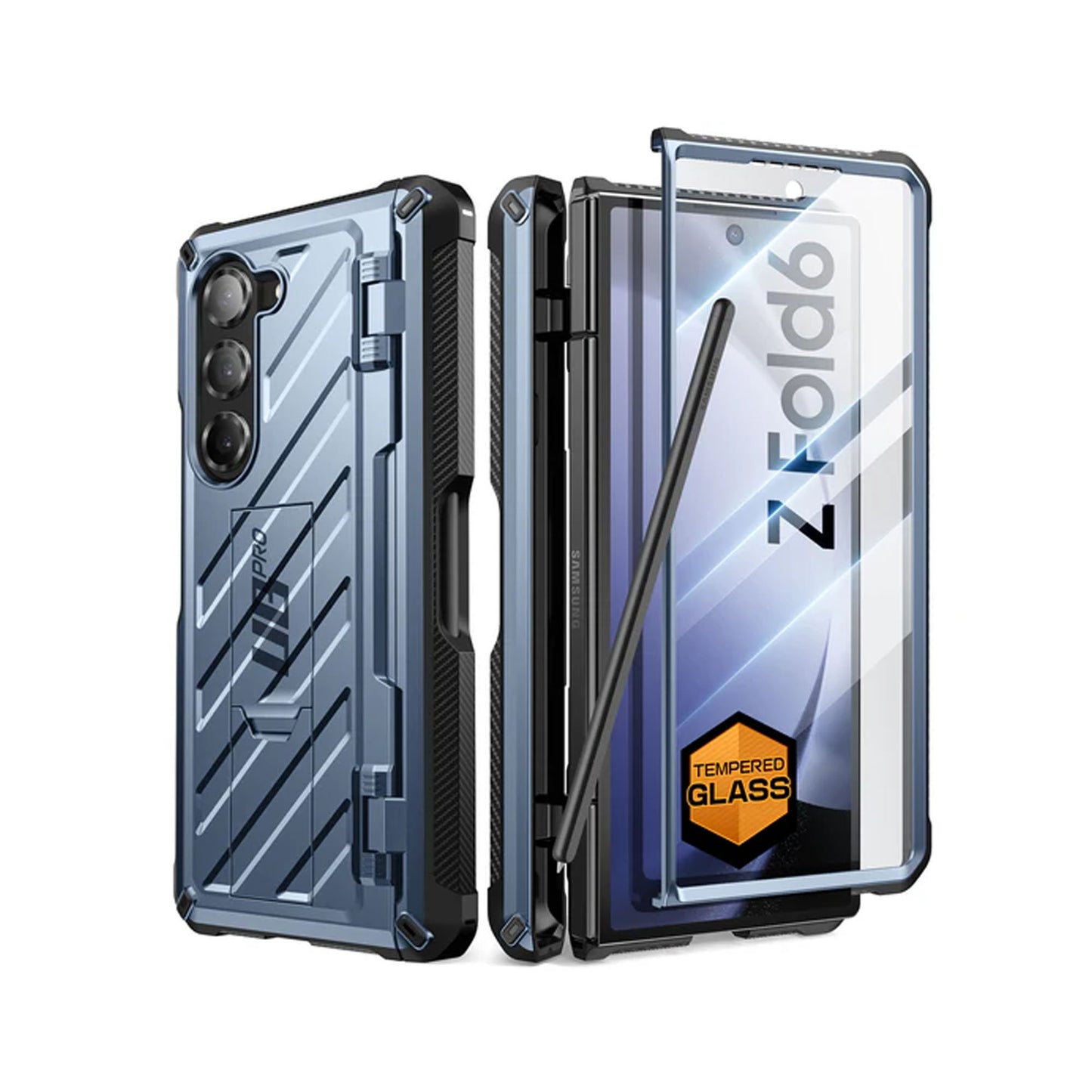 Supcase Unicorn Beetle Pro for Samsung Galaxy Z Fold 6 - With Built-in Glass Screen Protector and  S-Pen Holder