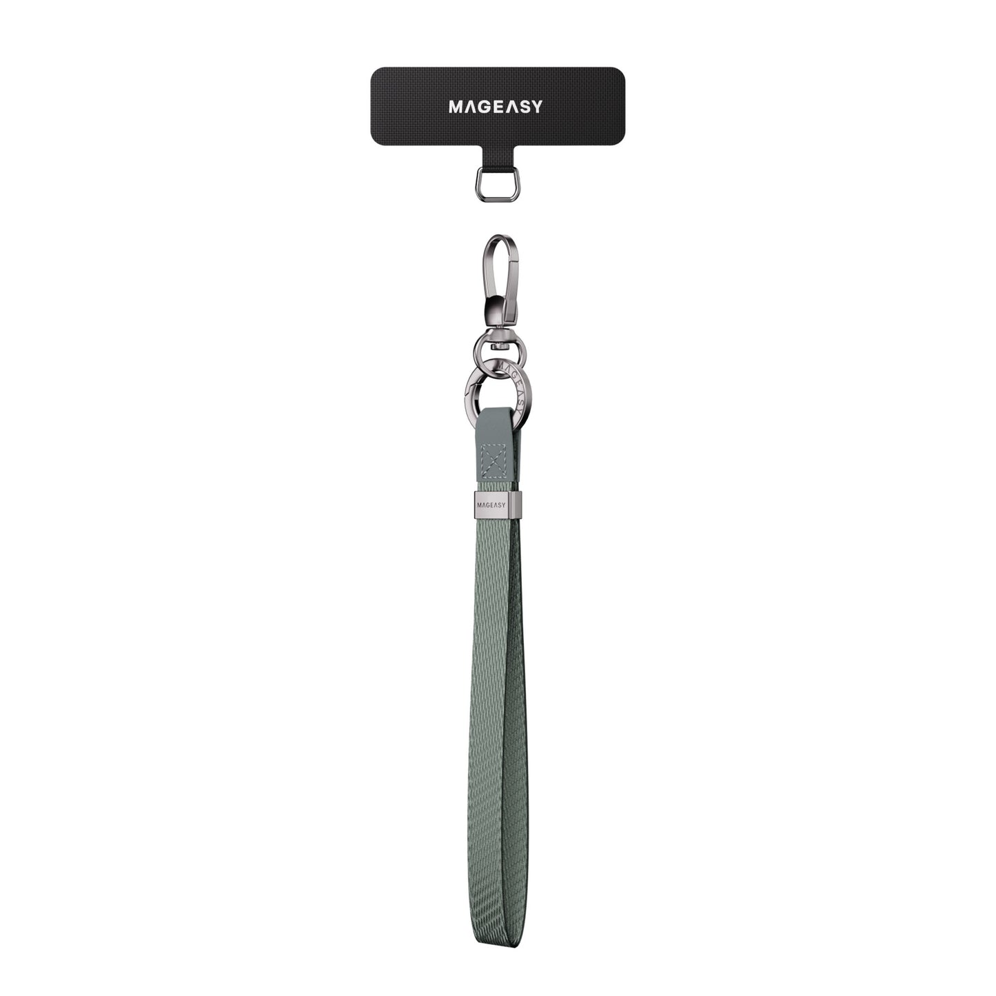 MAGEASY 15mm Wrist Strap + Strap Card with 360° Carabiner