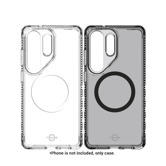 ITSKINS HYBRID R // CLEAR with MagSafe for Samsung Galaxy S26 Ultra Drop Protection up to 4m