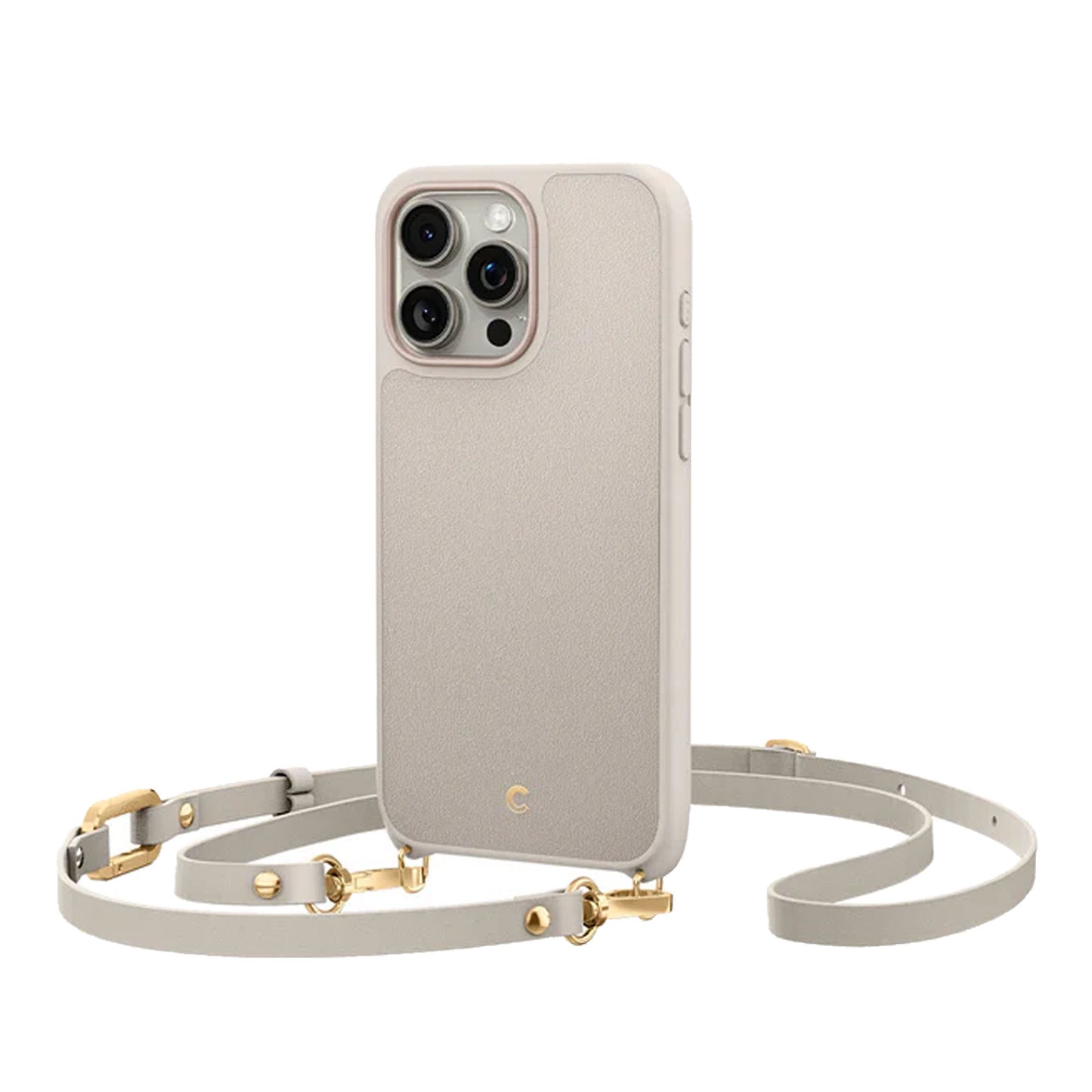 Spigen Cyrill Classic Charm Mag for iPhone 15 Series - Comes with Aux-Leather Strap and Magsafe Compatible