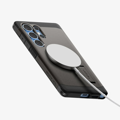 Spigen Tough Armor AI ( MagFit ) with Kickstand for Samsung Galaxy S25 Ultra / S24 Ultra - Forexengineer -Malaysia- 8809971221887-8809971237956--8809971237963--8809971237970