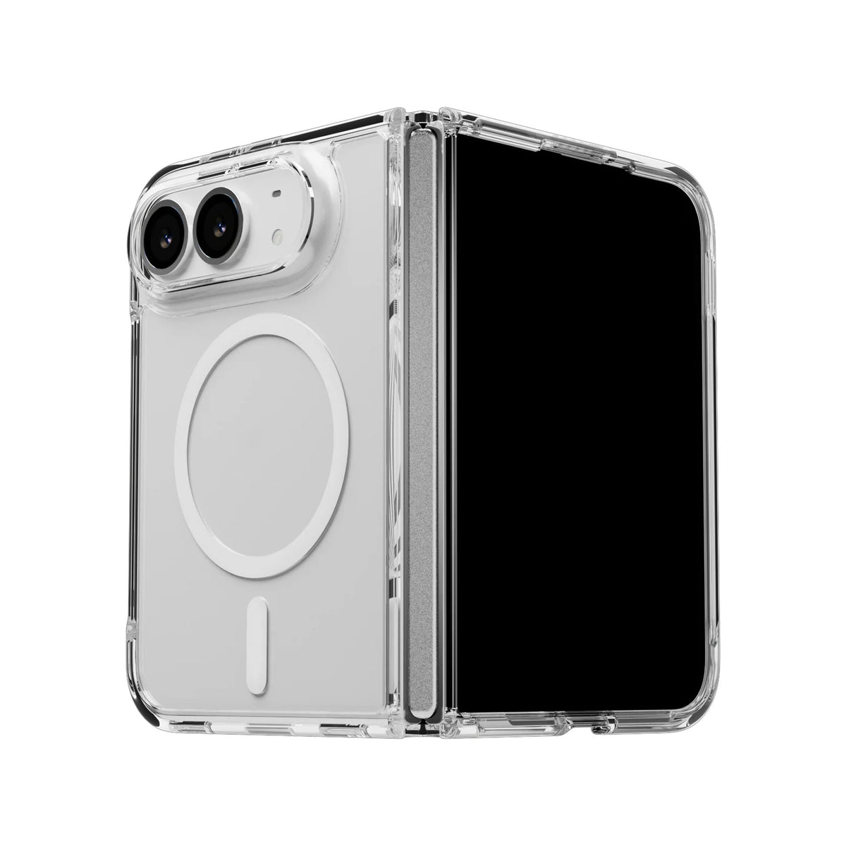 SwitchEasy Crush M Magnetic Protective Clear Case for iPhone Duo - Delivers 85% Optical Transmission
