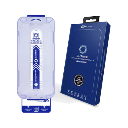 Hoda Sapphire Screen Protector for iPhone 16 Series - Dust Free Helper Lite Included - Forexengineer -Malaysia
