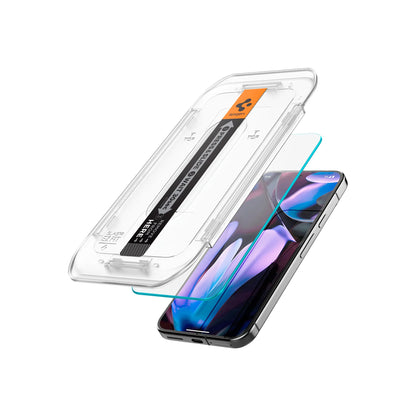 [2 Pack] Spigen GLAS.tR EZ Fit Tempered Glass Screen Protector for Google Pixel 9 Pro XL / Pixel 9 Pro / Pixel 9 - EZ Fit Tray Included - Clear - Forexengineer -Malaysia