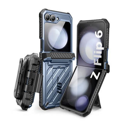 Supcase Unicorn Beetle Pro for Samsung Galaxy Z Flip 6 - With Built-in Screen Protector and  Multi-Angle Kickstand - Forexengineer -Malaysia- 843439147140-843439147157-843439147164-843439147171-843439147188