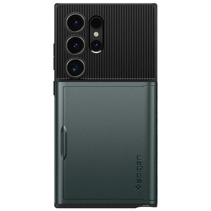 Spigen Slim Armor CS for Samsung Galaxy S24 Ultra - Built-in wallet and S Pen Compatible - Forexengineer -Malaysia- 8809971221924-8809971221917