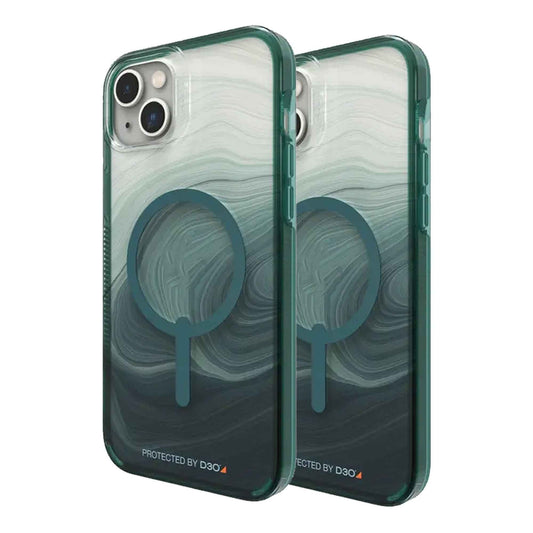 Gear4 D3O¬Æ Milan Snap for iPhone 14 Plus - Green Swirl (Barcode: 840056166097 )