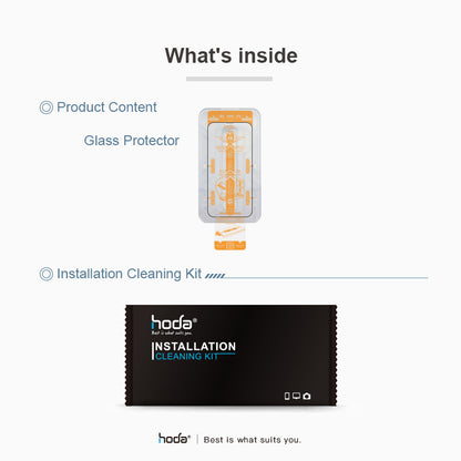 Hoda Gaming Anti-Glare Tempered Glass Screen Protector for iPhone 15 Series ( Dust Free Helper Included ) - Matte - Forexengineer -Malaysia- 4711441972332-4711441972325-4711441972318-4711441972301