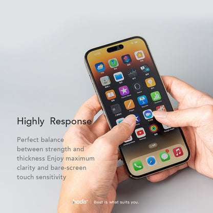 Hoda Gaming Anti-Glare Tempered Glass Screen Protector for iPhone 15 Series ( Dust Free Helper Included ) - Matte - Forexengineer -Malaysia- 4711441972332-4711441972325-4711441972318-4711441972301