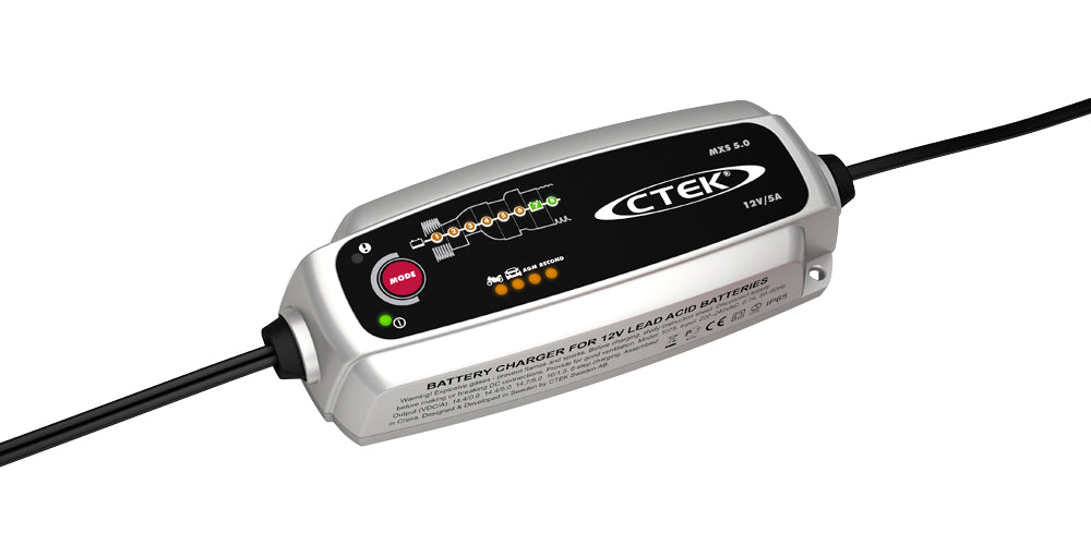 CTEK - MXS 5.0 Smart Battery Charger with 5 Years Warranty