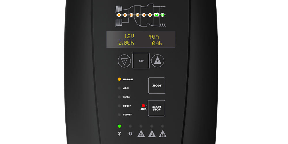 CTEK MXTS 40 (12-24V) Smart Battery Charger with fast multi step charging 2 IN 1 for charging station for workshops and showrooms - private car