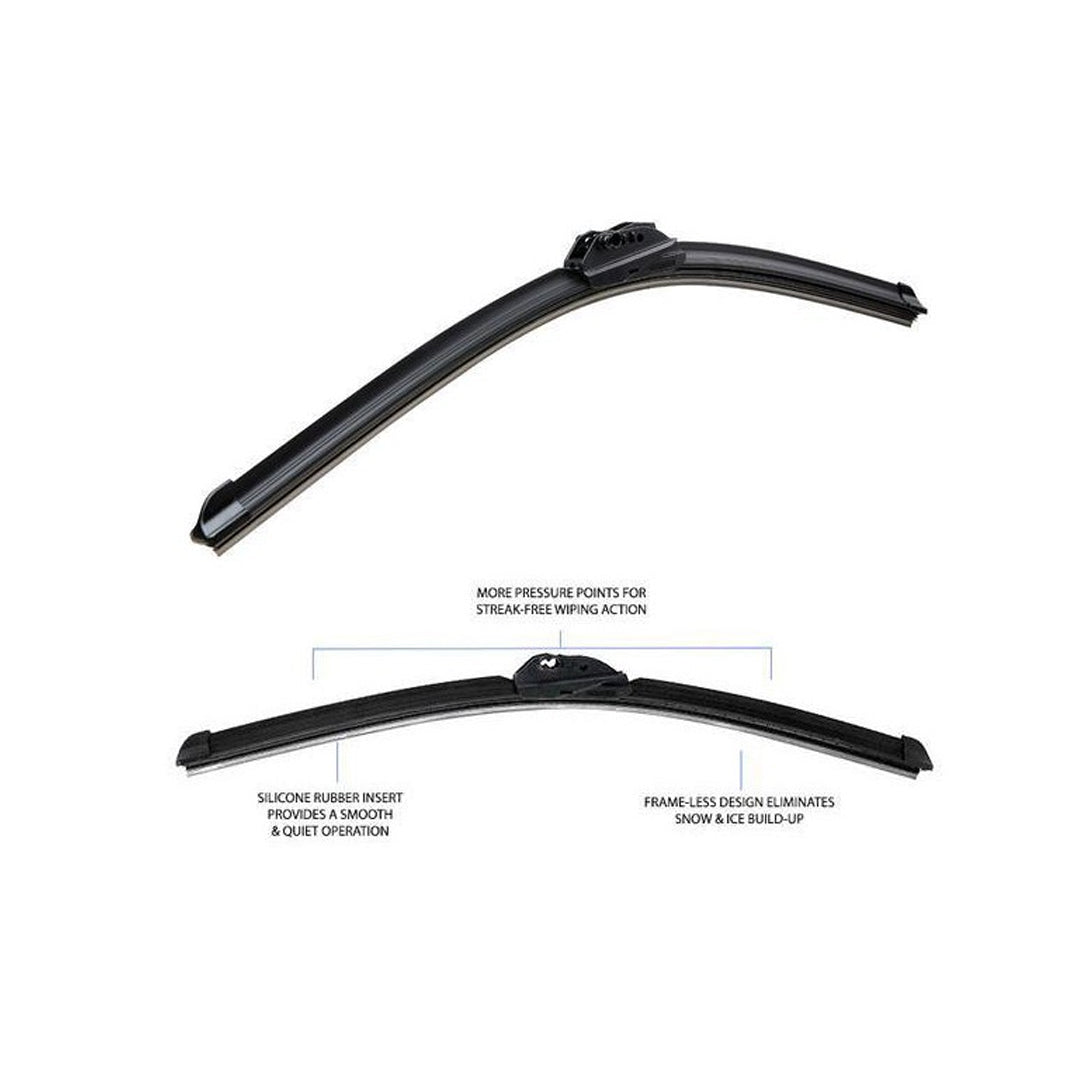 PIAA SI TECH Flat Silicone Car Wiper ( 24" ) (Barcode: 4960311063827 )