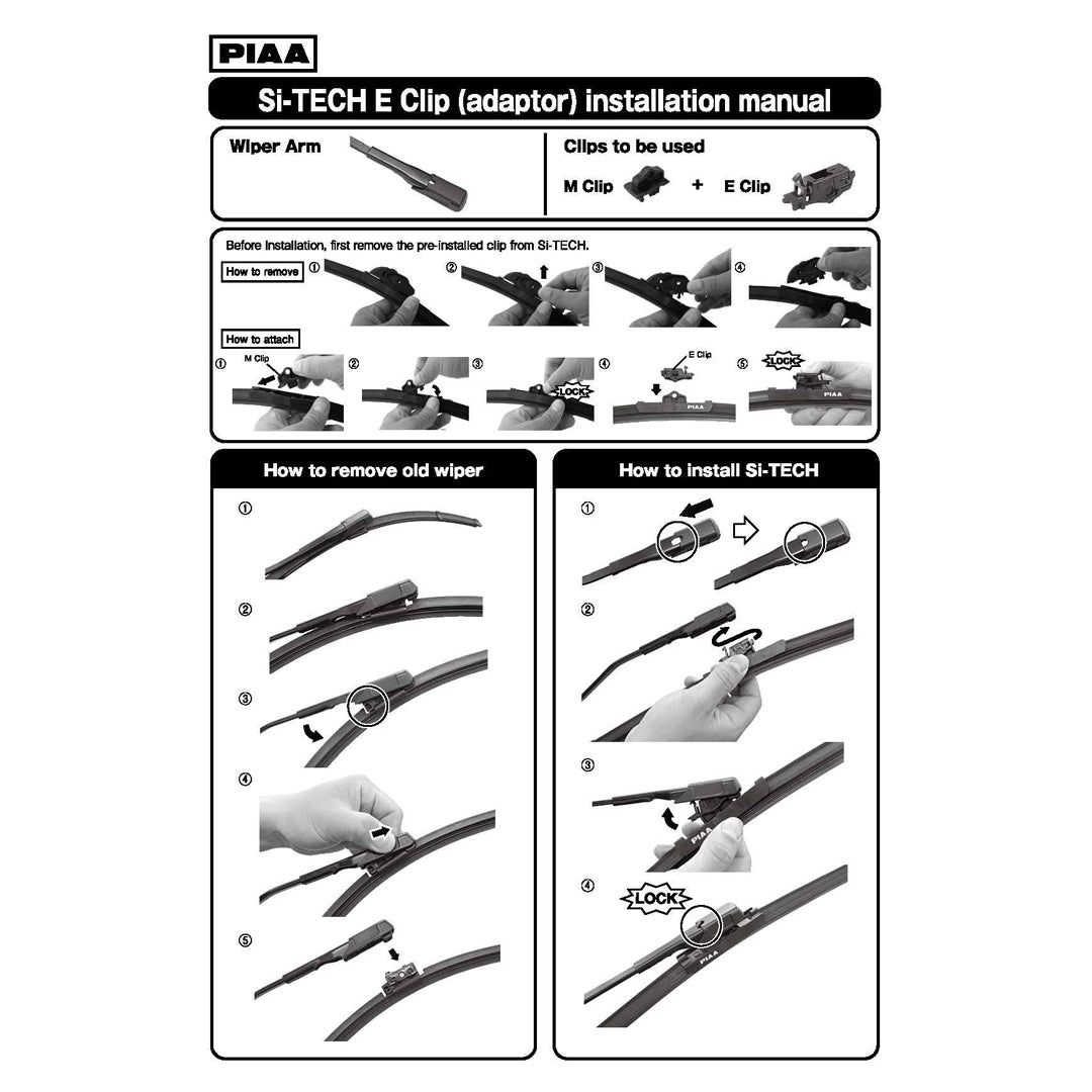 PIAA SI TECH Flat Silicone Car Wiper ( 24" ) (Barcode: 4960311063827 )