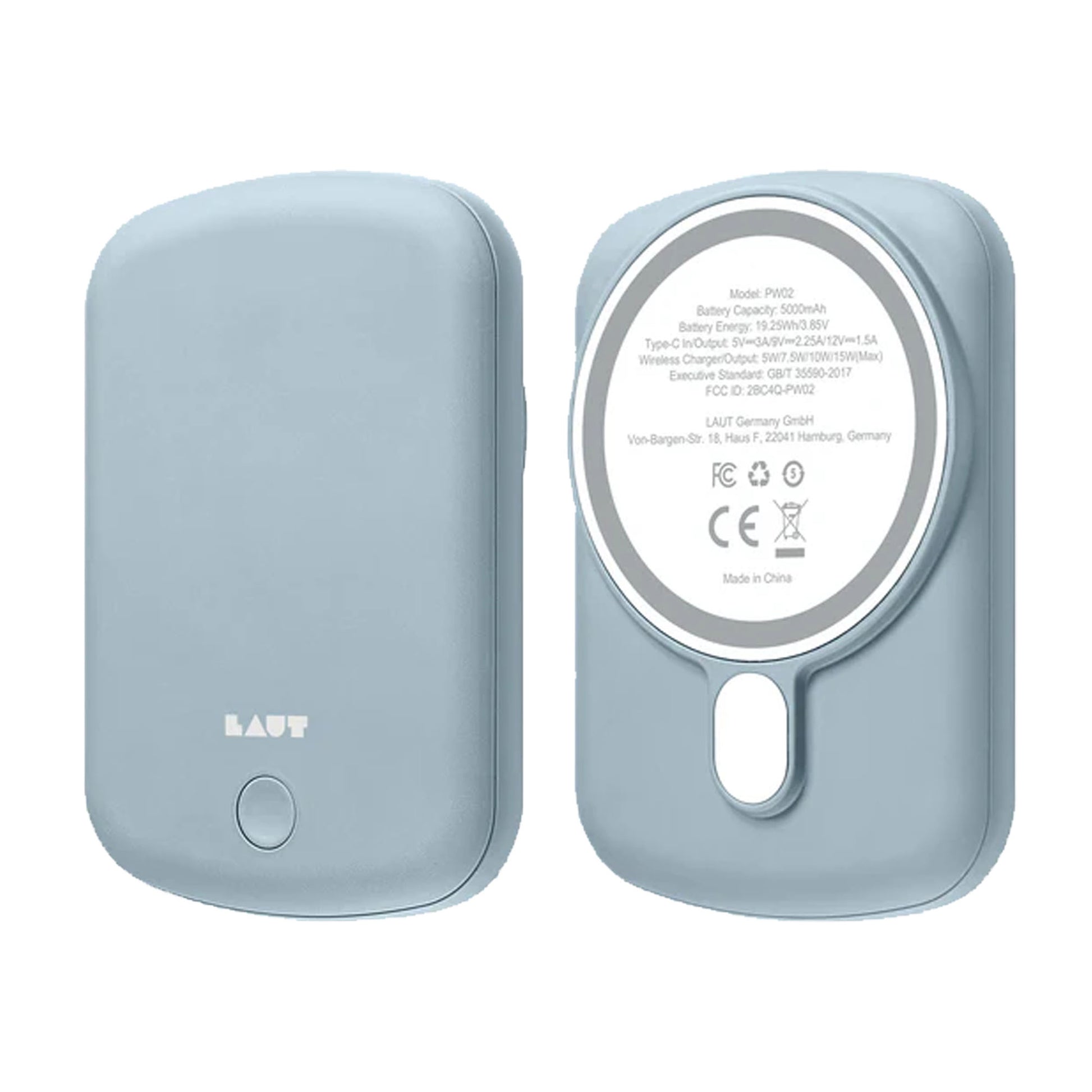 Laut Power Charge Handy MagSafe Compatible Power Bank 5000mAh with USB-C Port - Forexengineer -Malaysia