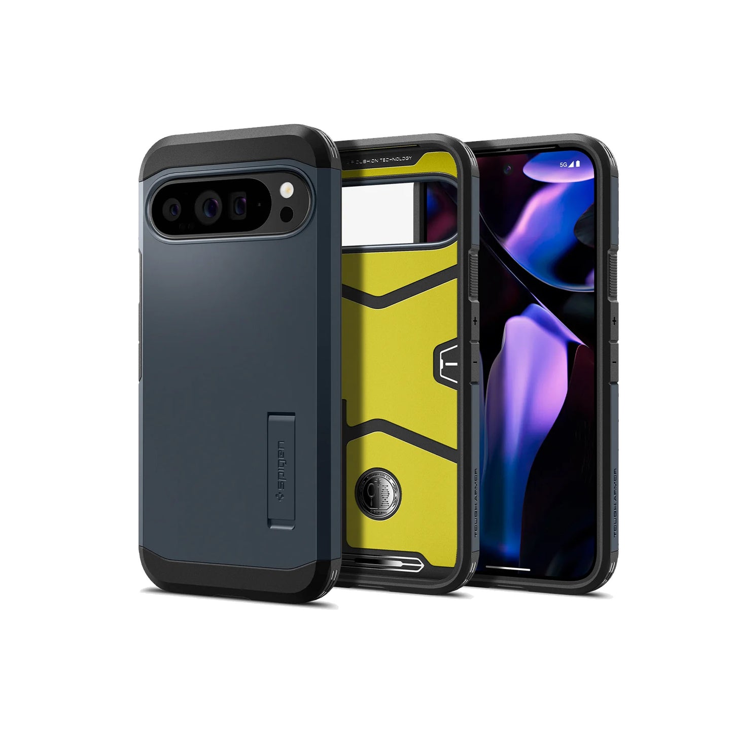 Spigen Tough Armor for Google Pixel 9 Pro XL / Pixel 9 Pro / Pixel 9 - Extreme Protection and Built-in Kickstand