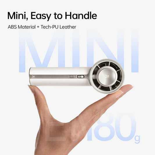 JisuLife PRO1 MINI Handheld Fan 4250mAh 30H Runtime with Magnetic Aroma Pad