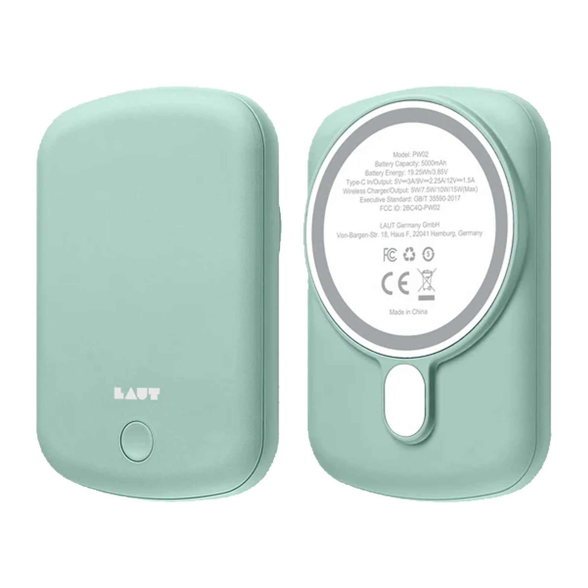 Laut Power Charge Handy MagSafe Compatible Power Bank 5000mAh with USB-C Port - Forexengineer -Malaysia