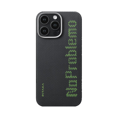 PITAKA Tactile Woven Aries Luminous Case for iPhone 16 Series - Magsafe Compatible - Forexengineer -Malaysia