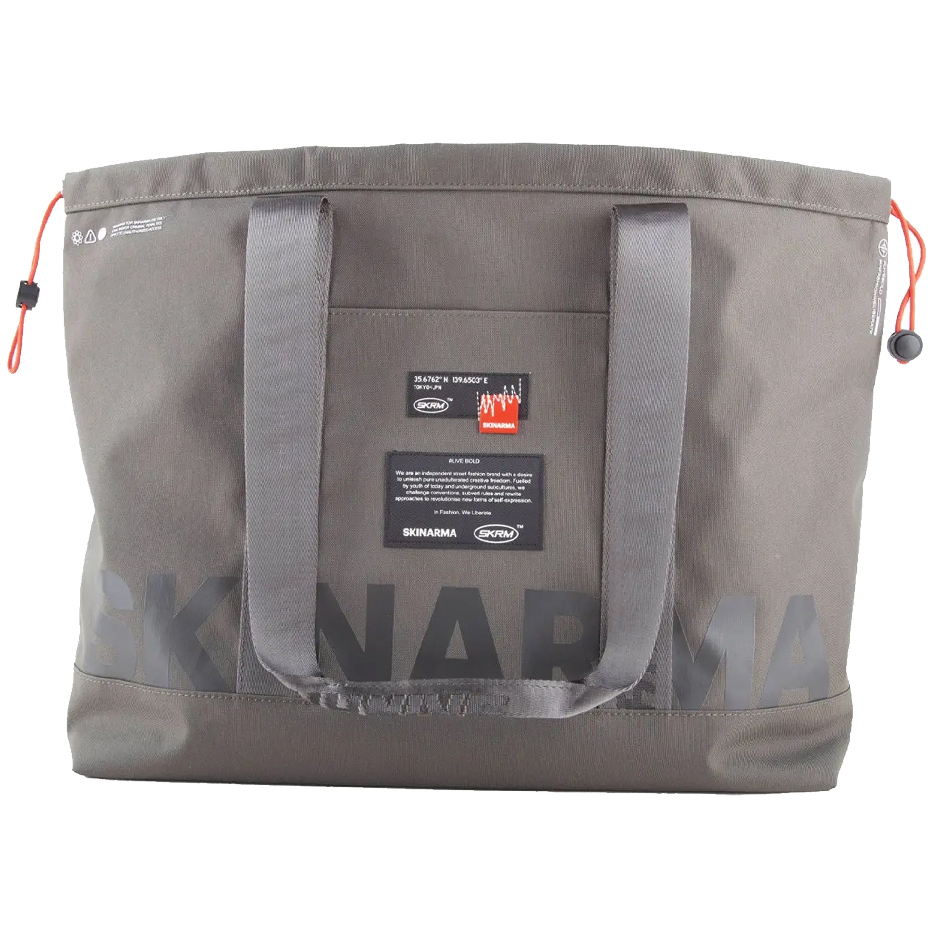 SKINARMA FARDEL Utility Tote Bag - 2D Printing with Water-resistant Zip and Fabric - Forexengineer -Malaysia- 8886461244724-8886461244731-8886461244748