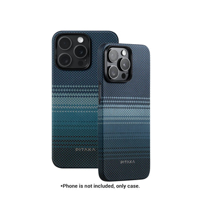 PITAKA MagEZ Case 5 Sunset . Moonrise for iPhone 15 Series - Made with MagSafe SlimBoard™ Module 2.0 - Forexengineer -Malaysia- 749355415335-749355415328-749355415311-749355415304