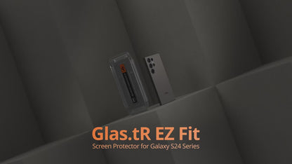 [2 PACK] Spigen Glas.tR EZ Fit HD Screen Protector for Samsung Galaxy S25 Series / S24 Series - Clear.