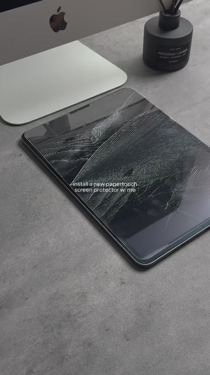 Spigen Paper Touch EZ Fit for iPad Pro 13" / iPad Air 11'' ( 2025 / 2024 ) M5 / M4 - Screen Protector Matte Glass With Auto-Alignment Tool.