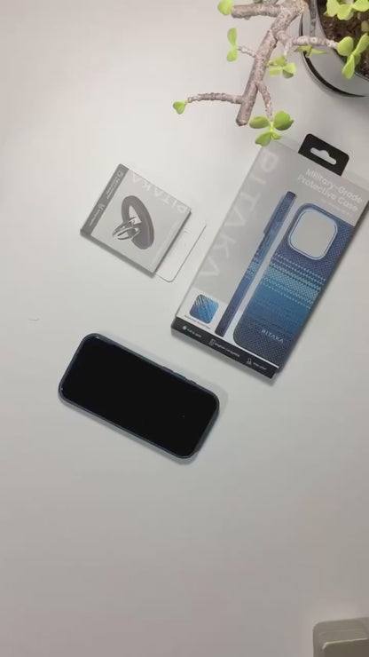 PITAKA MagEZ Grip 3 NFC Ring Stand Aramid Fiber.