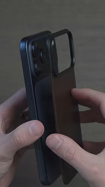 Nomad Magnetic Leather Back Horween Leather Case for iPhone 18 Pro Max / 18 Pro / 17 Pro Max / 17 Pro