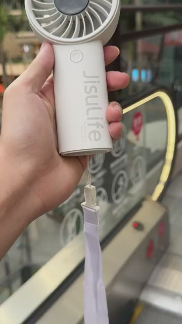 JisuLife Life4 Handheld Hand Fan Life4 5000mAh / 3600mAh Rechargeable 5 Speeds Control.