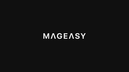 MAGEASY 9mm Leather Chain Wrist Strap + Strap Card - 360-degree Rotating Buckle