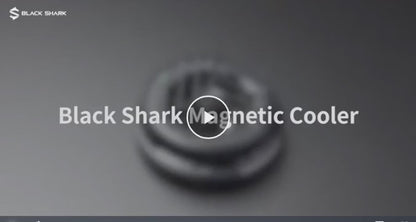 Black Shark Magnetic Cooler for Gaming , Fast Cooling , No Need Clip Magnetic Design.