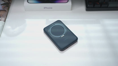 TORRAS 5,000mAh 15W USB-C Magnetic Portable Charger Power Bank with 360° Rotatable Stand.