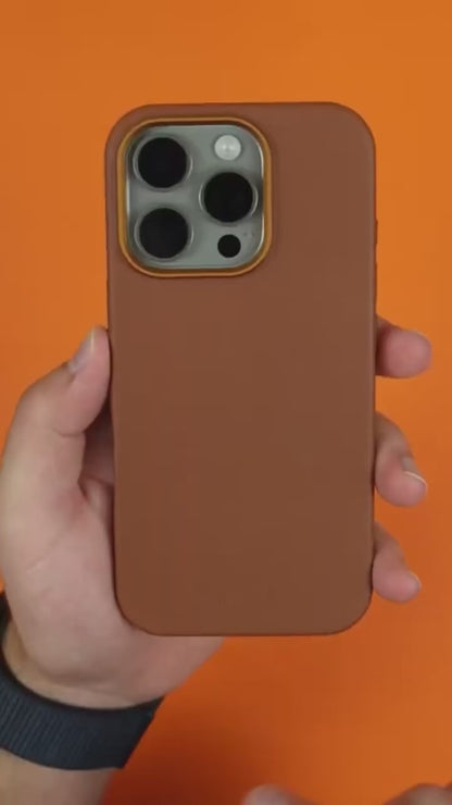 MUJJO Full Leather Case for iPhone 16 Series - Magsafe Compatible.