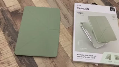 UNIQ Camden for iPad A16 11" (2025) / iPad 10th Gen 10.9" (2022) - Folio Case with Stylus Storage.