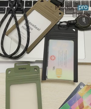 Bitplay AquaSeal Badge Holder V2 - 100% Waterproof and Matte Surface for Privacy.