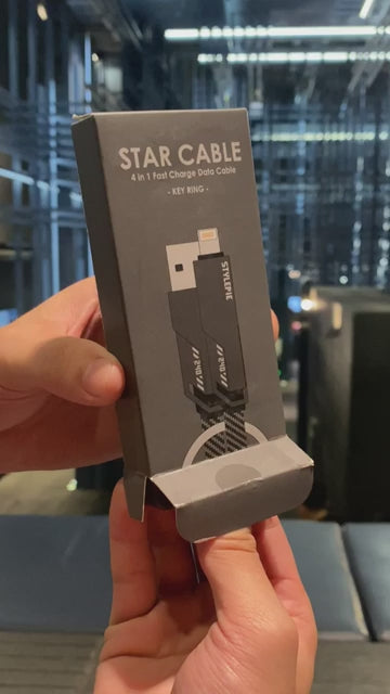 Stylepie 240W 4-in-1 Keychain Version Fast Charge Data Cable C71