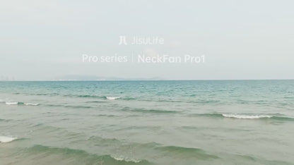 JisuLife FA45 Neck Fan Pro1 Silicone Breathable 100 Gears Wind Control.